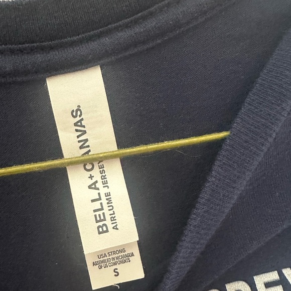 MAGA Bella Canvas Navy Tee with Graphic Design - Picture 2 of 3